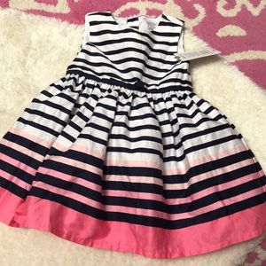nwt carter's striped dress size 9 mo✨